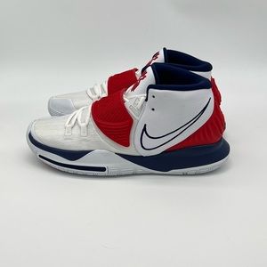 Mens Red White Blue Nike Shoes 